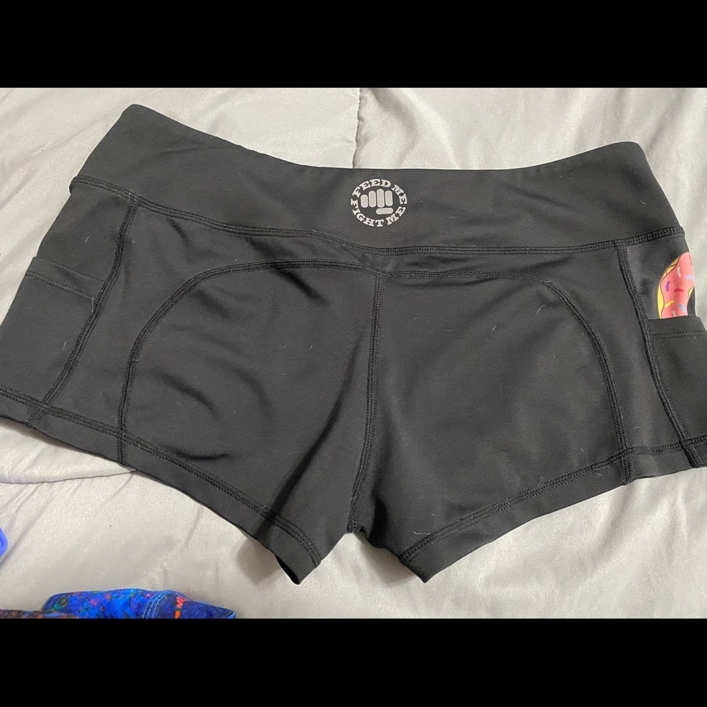 Fight me feed me shorts
